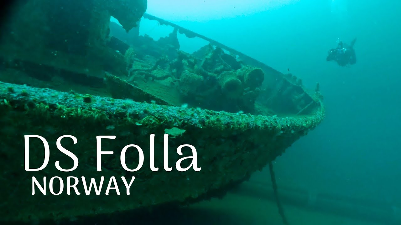Shipwreck of DS Folla, Norway (story in the subtitles 😉)