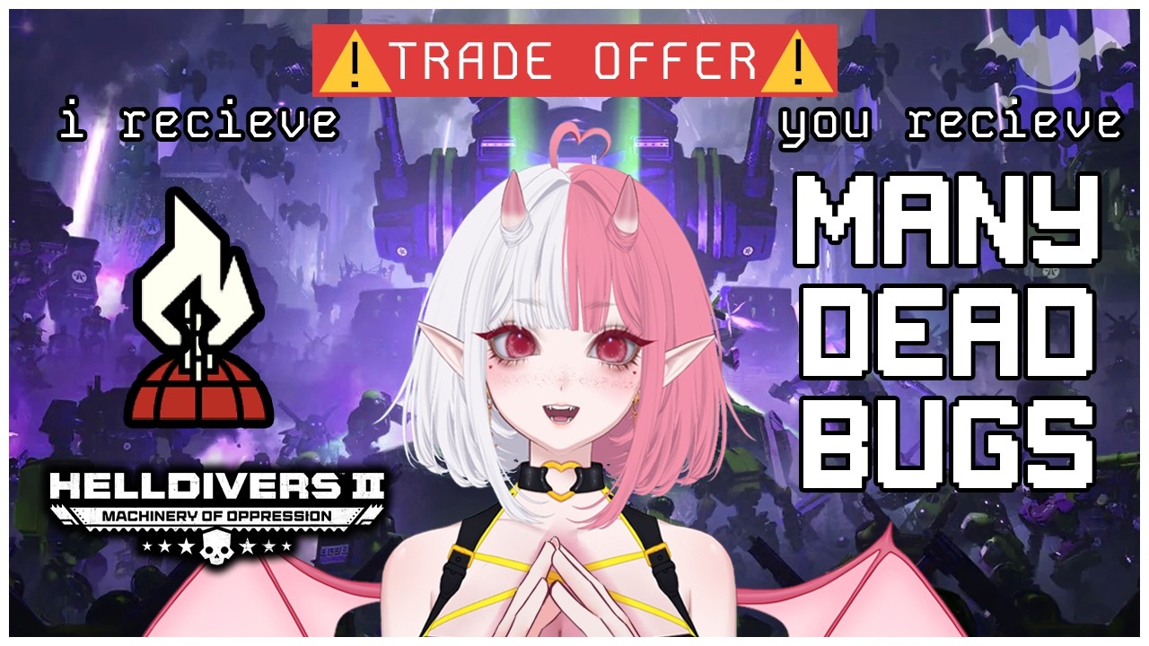 Trade offer! Dead bugs for fire rain.