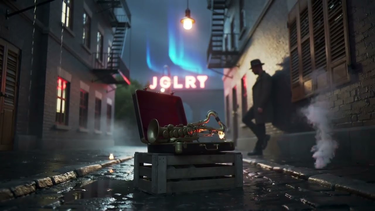 Midnight Jazz Noir Downtempo | Smoky Alley Vibes for Late-Night Reflection & Melancholy #jazznoir