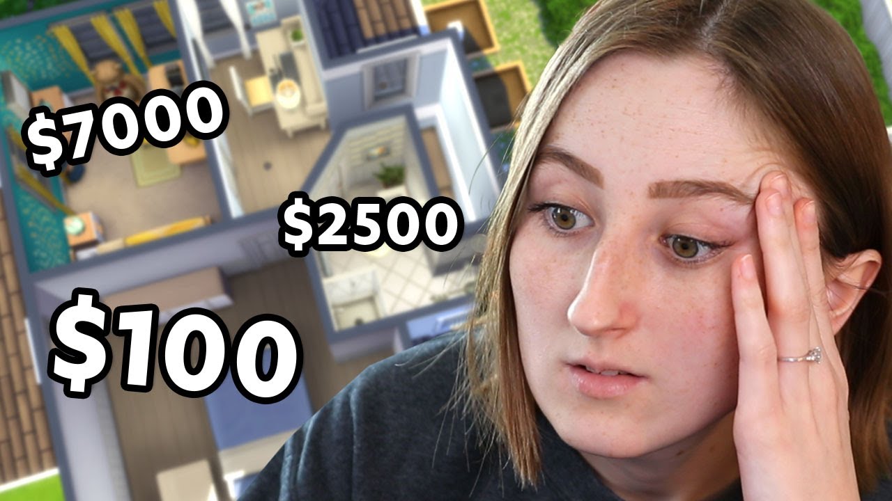 Building in The Sims but Each Room is a Different Budget