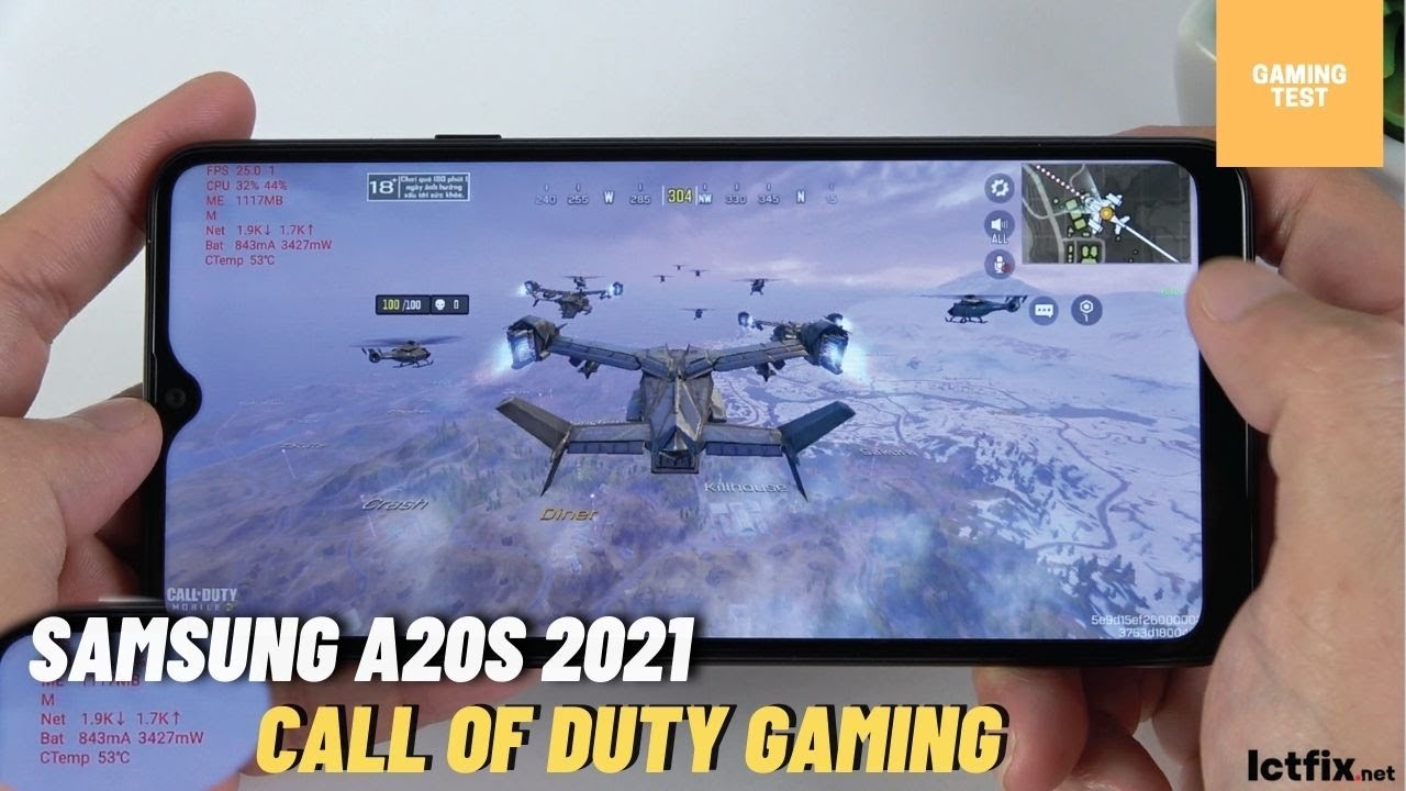 Samsung Galaxy A20s Call of Duty Mobile Gaming test 2021 CODM