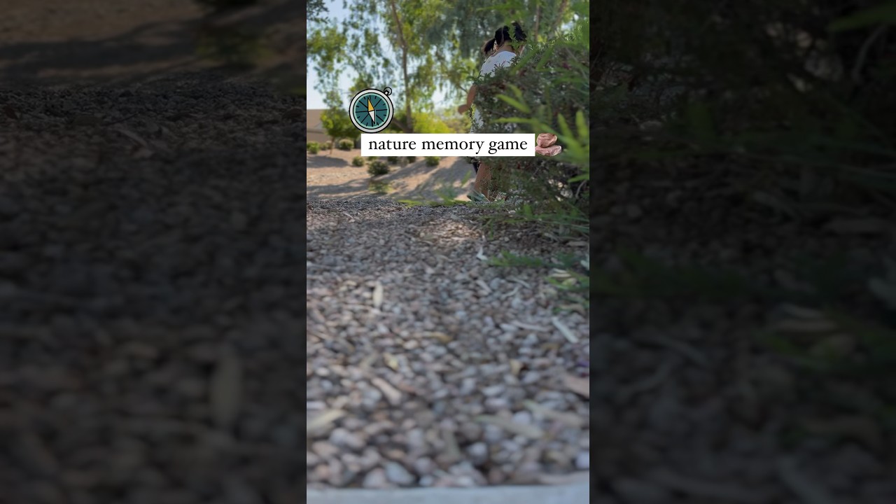 simple nature game with kids | #stayathomemom
