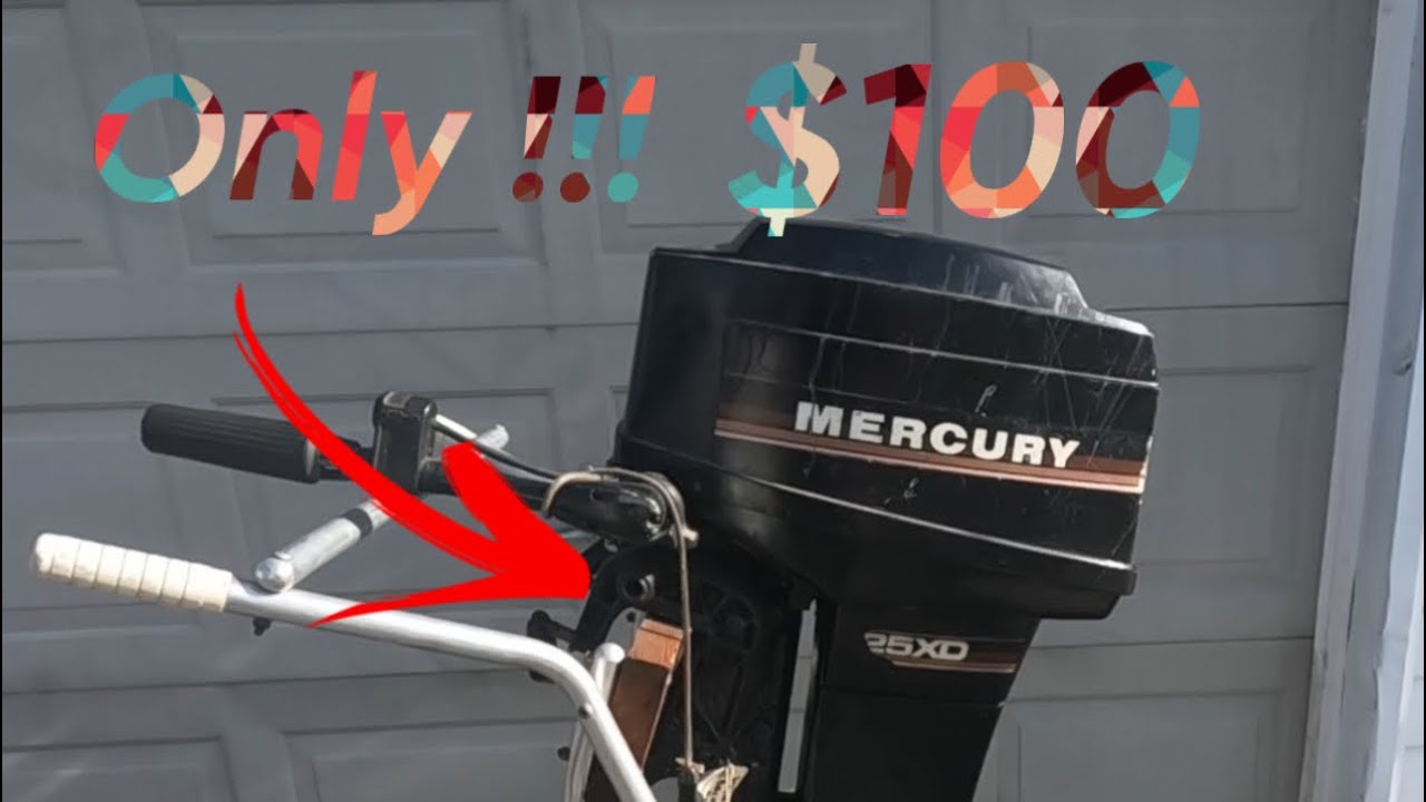 Mercury 25xd outboard (Old Timers Rebirth) (Complete Service)