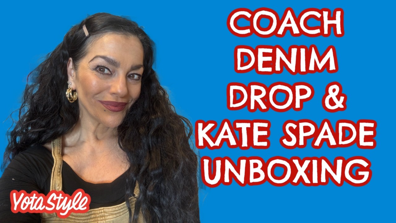 Что я получила из распаковки джинсовой коллекции Coach и Kate Spade #coach #katespade