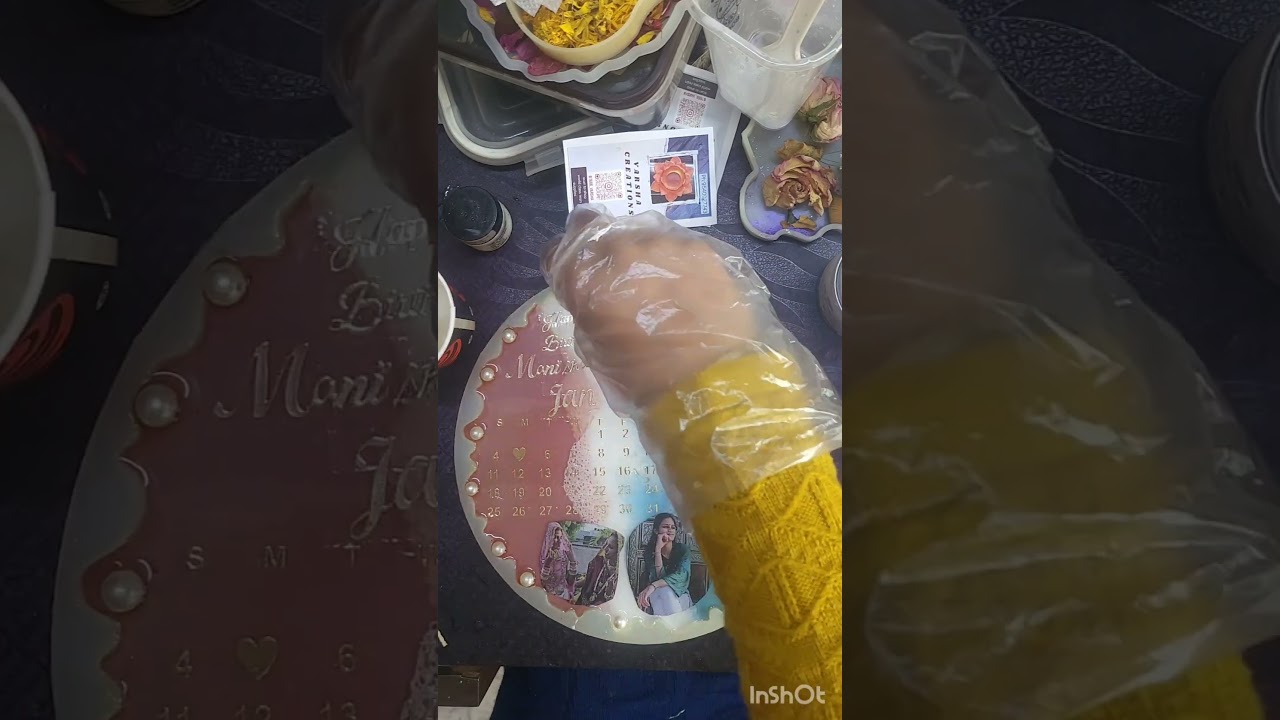 Full tutorial of Resin photo frame #eppxyresin #reisinart #resinphotoframe #resinaurabyvarsha #diy