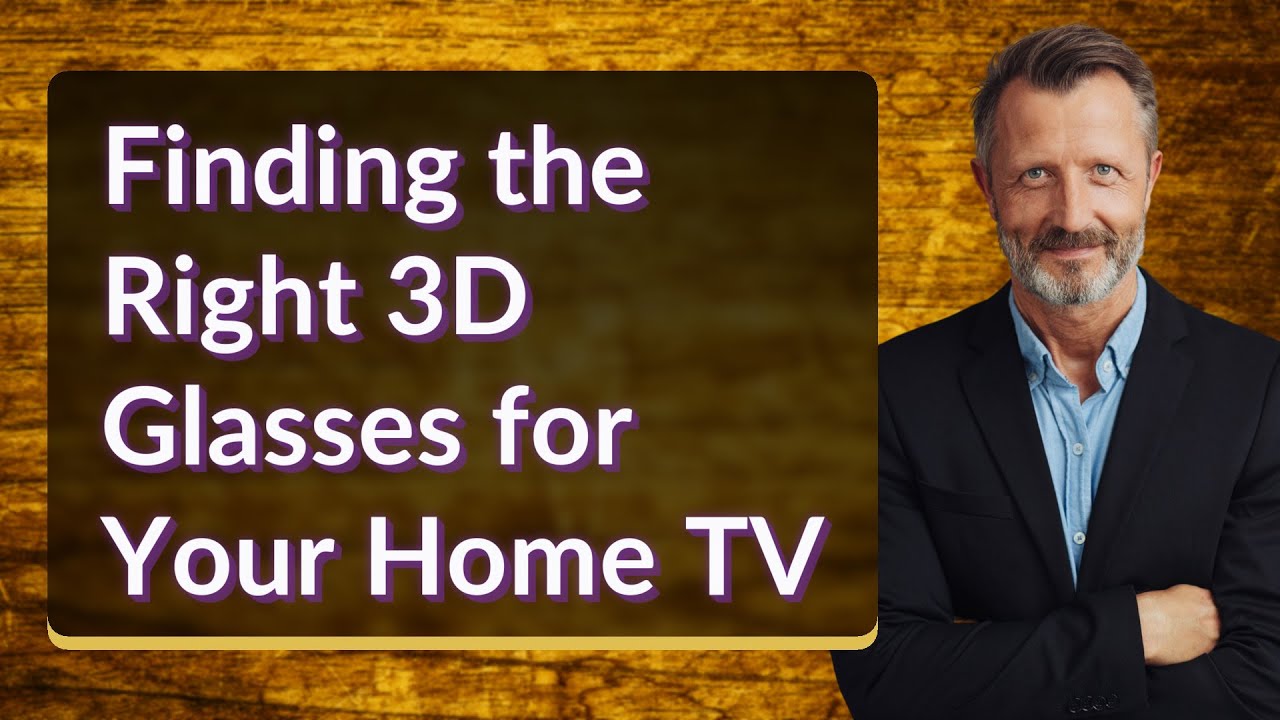 Finding the Right 3D Glasses for Your Home TV