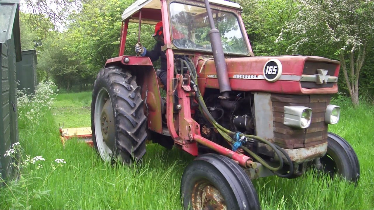 Woodland Working - 2021/05/29 - MF 165 with Teagle Dynamo 6