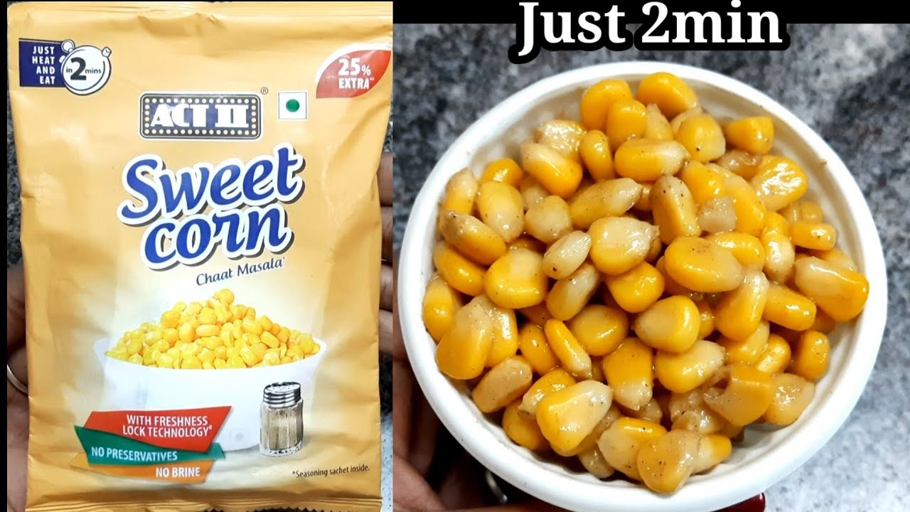 Act 2 sweet corn chaat masala #act 2 sweet corn chat masala #act 2 sweet corn chaat masala recipe