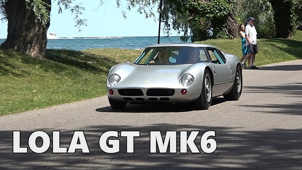 Lola GT Mk6, Ford GT40 (x3) at Eyes On Design Car Show