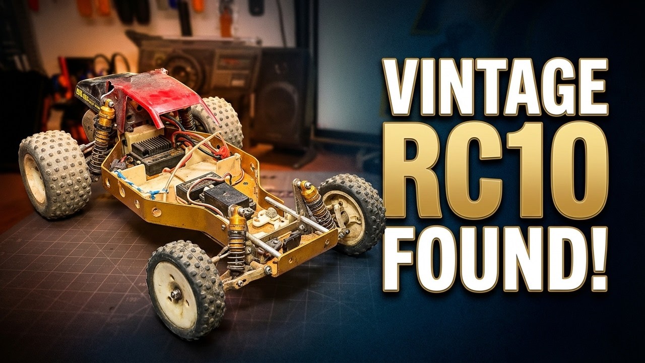 I acquired a Vintage RC10 Gold Pan