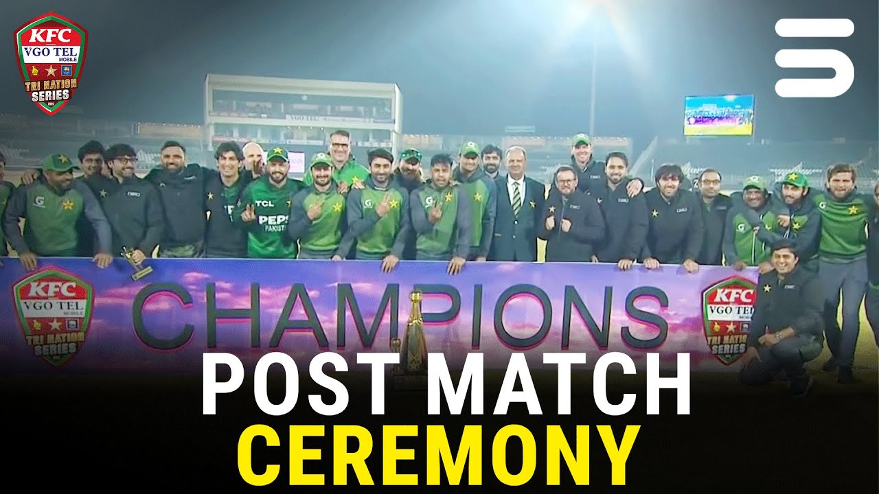 Post Match Ceremony | Pakistan vs Sri Lanka | The Final | Tri Nation Series | PCB | M3W1U