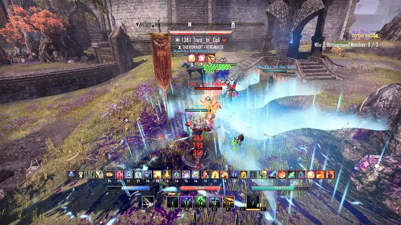 ESO PVP 1v1 Ultimate Blastbones  2H Duel Wield Necromancer vs Stamina Dragonknight