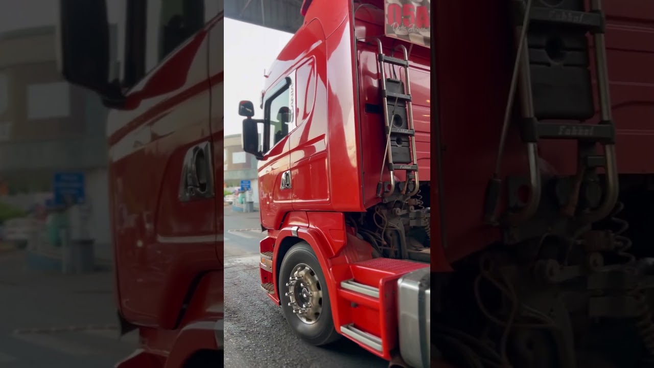 Scania R420 Graneleiro placa Paraguaia ingressando no Brasil