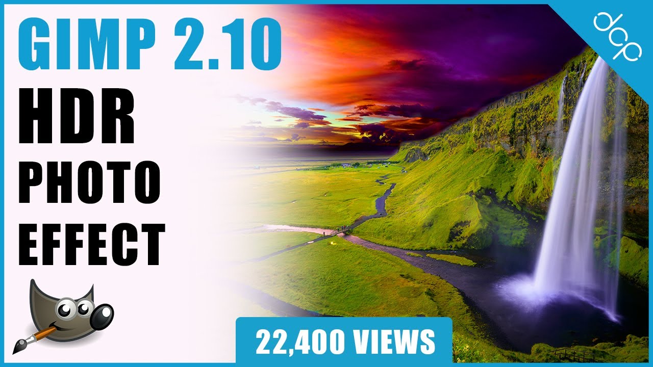 Create HDR Photo Effect - GIMP 2.10 Tutorial - [ High Dynamic Range Photo Effect Tutorial ]