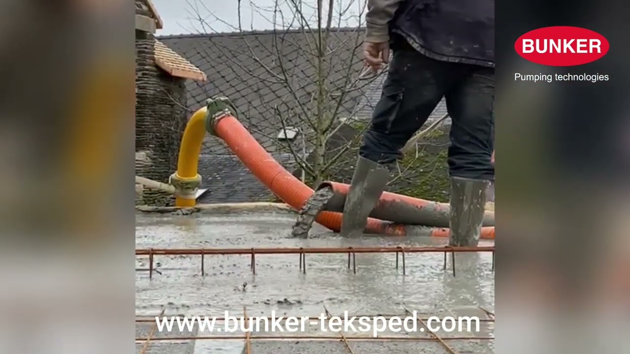 pompage du béton – B100 BUNKER