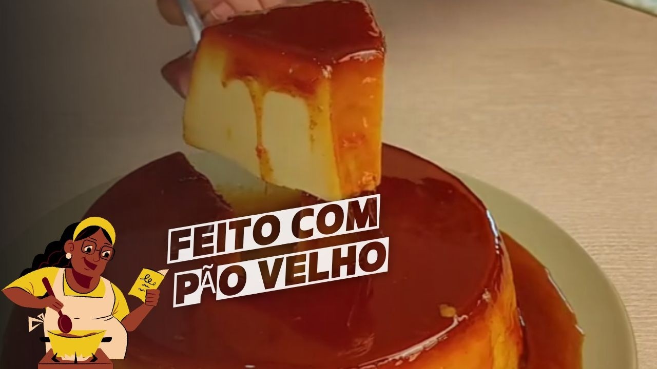 Nunca Mais Jogue Pão Velho Fora! Faça Esse Pudim Incrível 🥖✨