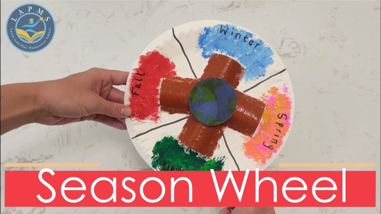 Season Wheel: Arts & Craft Activity for Preschool & Kindergarten the Montessori Way