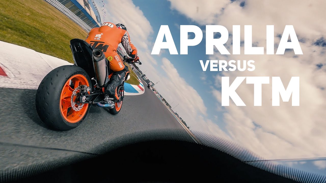 KTM 890 Duke vs. Aprilia RSV Mille 1999 - Full session Assen