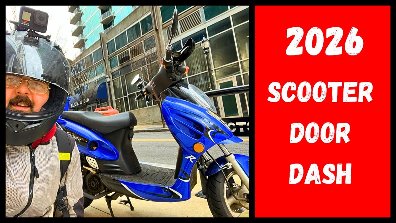 DoorDash on a Scooter in 2026 First Dash!