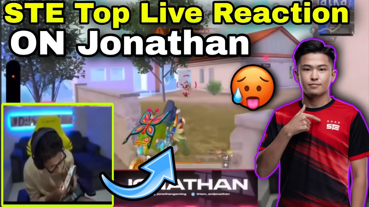 STE TOP React on live Jonathan 🥵✅ &bull; Jonathan spray🔥😱 | Dil se GODLIKE 💛