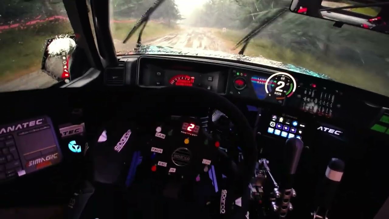Lancia Delta HF Intergrale EVO 1992 - Assetto Corsa Rally V0.2 POV - Wet and slippery Wales rally