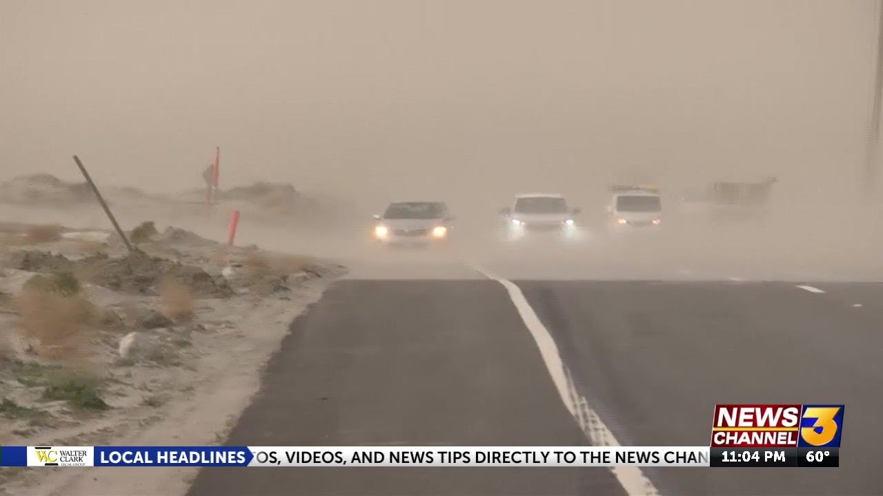 Gusty Winds Impact the Coachella Valley
