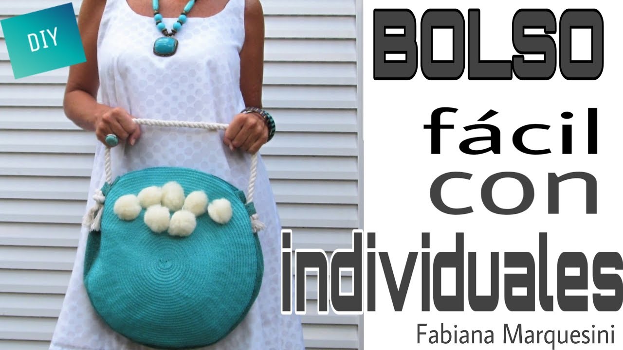 Cómo hacer un BOLSO CON INDIVIDUALES - Fabiana Marquesini - 105