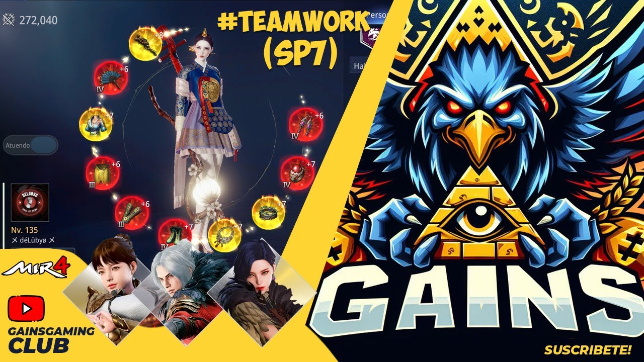Sorcerer (272K) | Lancer Meme (240K) vs Gains | PVP | MIR4 | NA33