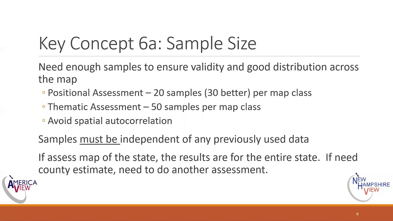 Introductory Accuracy Assessment of Remotely Sensed Data: Part 2
