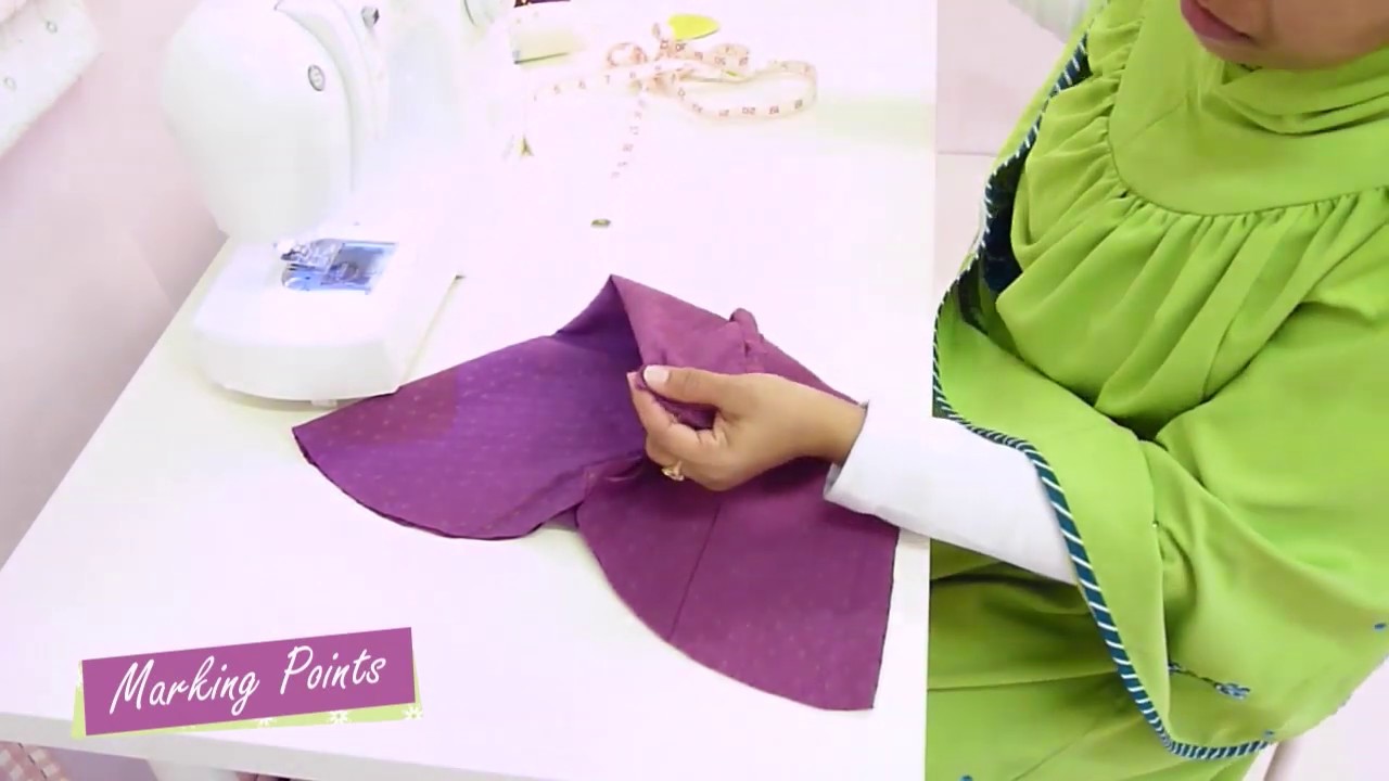 6. STITCHING PARDI - Step 2 - Marking Points