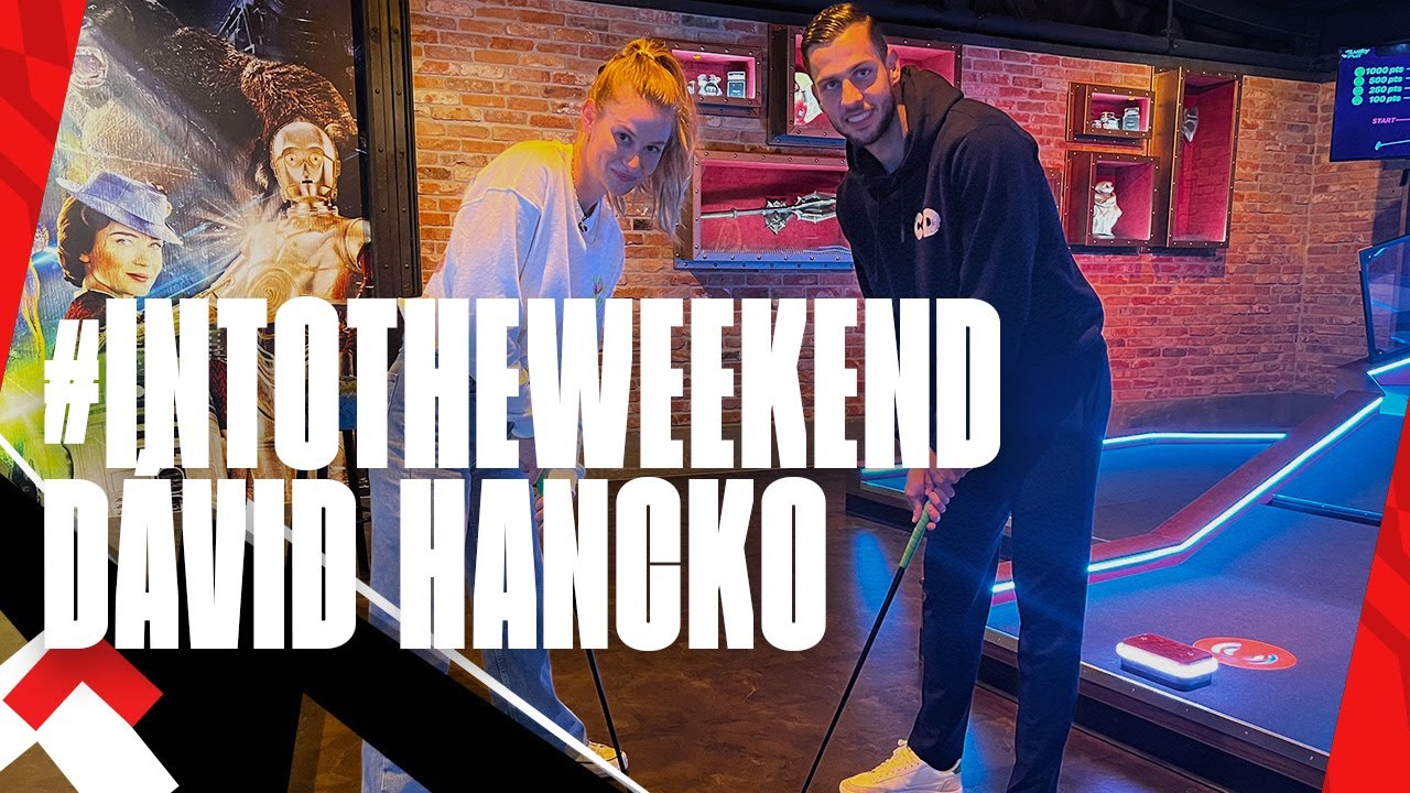 Minigolf & good talks! 😁 #IntoTheWeekend w/ Dávid Hancko