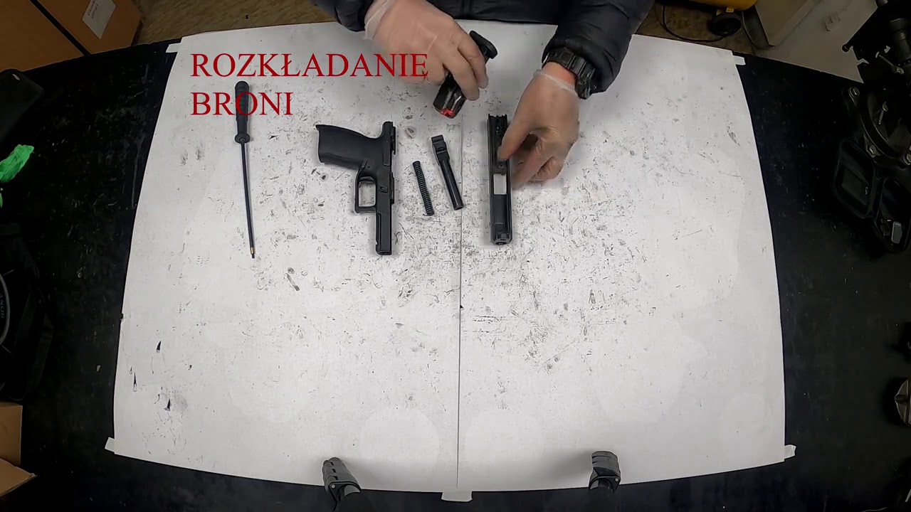 CZ P10C - rozkładanie składanie czyszczenie ładowanie rozładowywanie/ assembly disassembly loading