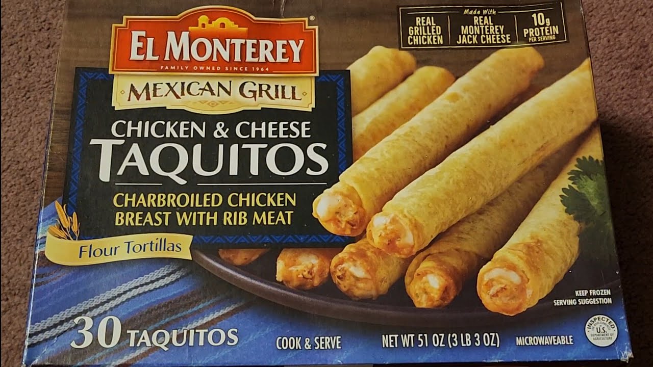Costco Sale Item Review El Monterey Mexican Grill Chicken & Cheese Taquitos Taste Test
