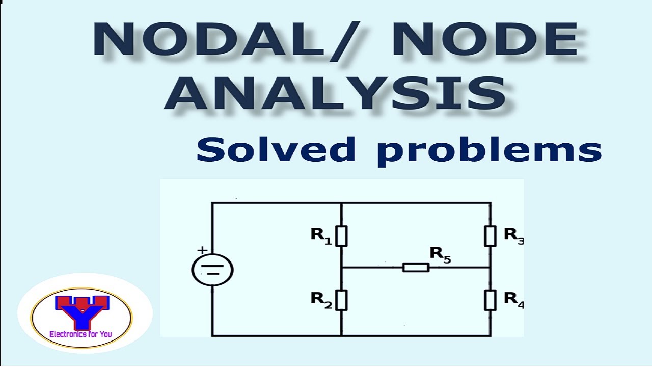 Nodal analysis (Solved problems) | DC analysis | Node analysis by inspection method | Lecture 1