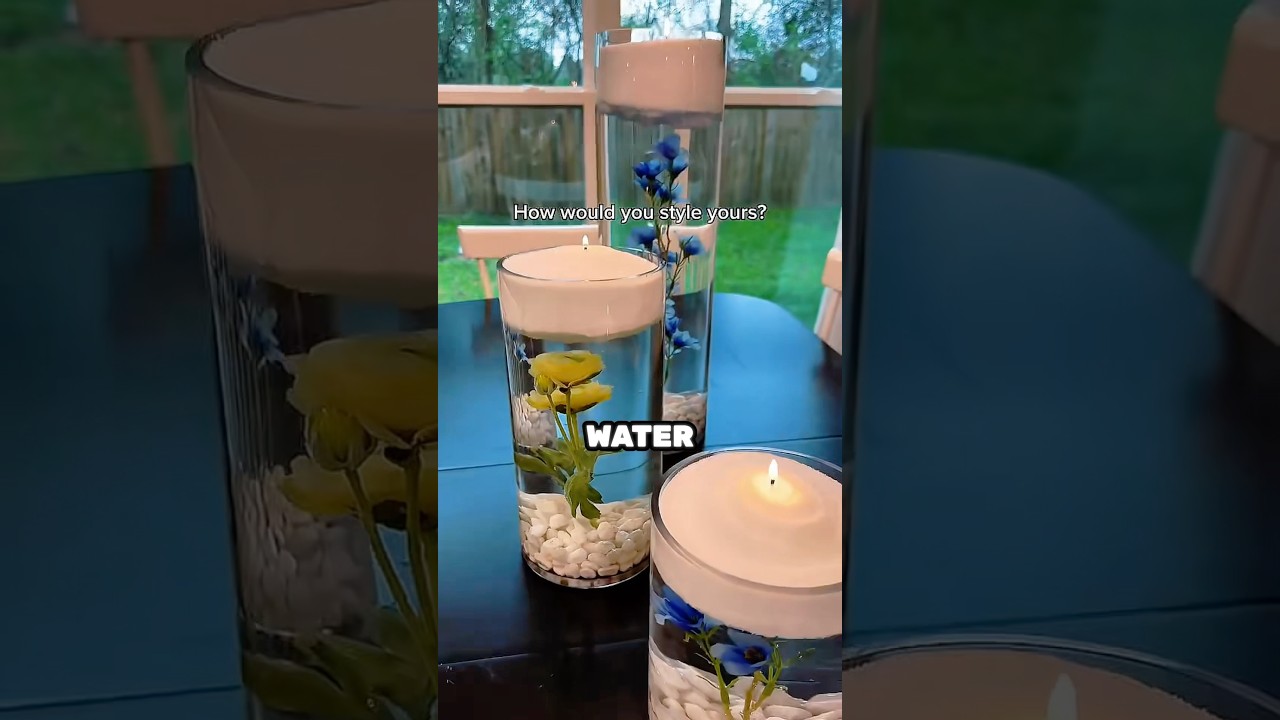 This luxury candle is mostly water #trending #businessidea