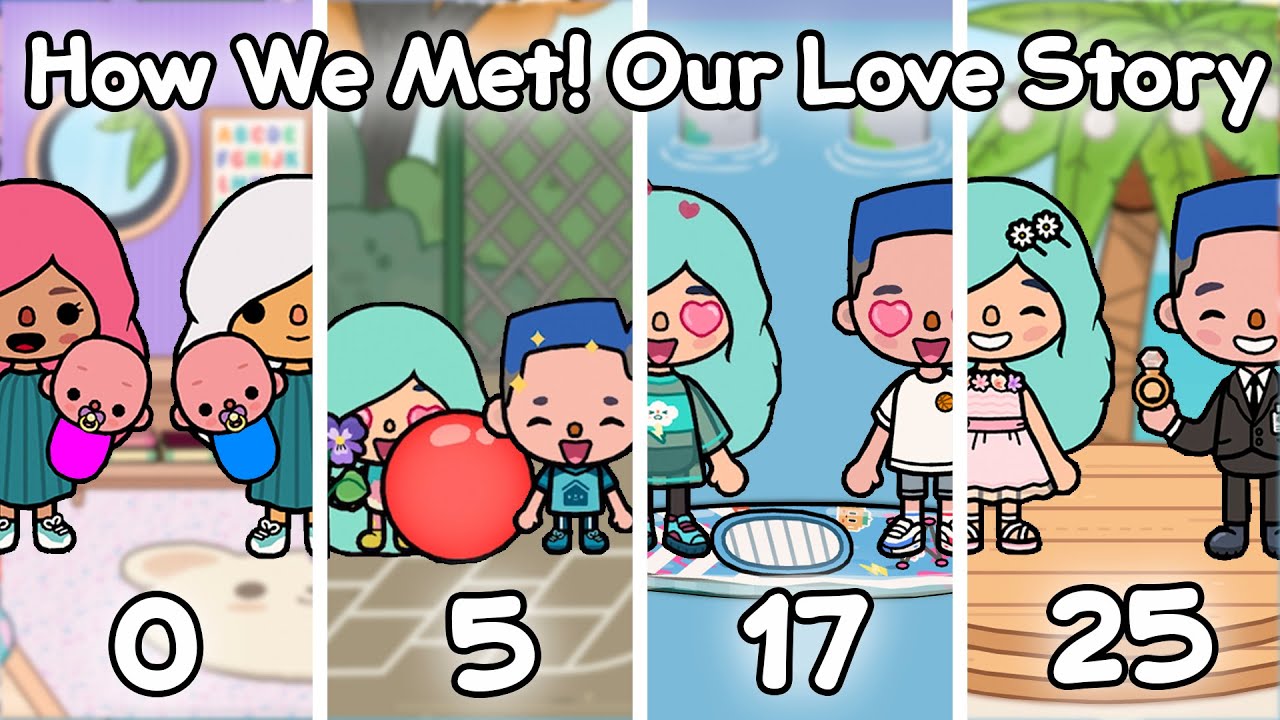 💖👰🤵 How We Meet! Our Love Story / Toca Boca Life World Story