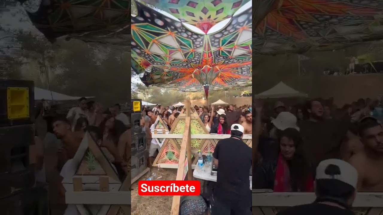 Dj zone en el rave | live view festivales en el mundo