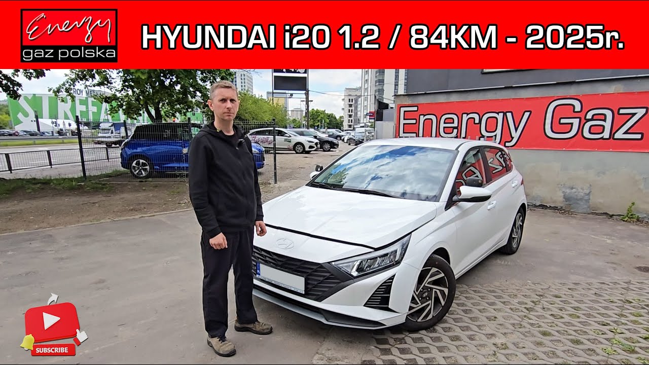 MONTAŻ LPG HYUNDAI I20 1.2 84KM 2025R NA GAZ BRC DUAL W ENERGY GAZ POLSKA