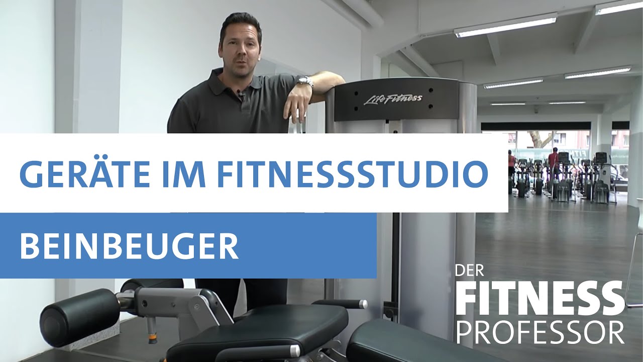 Geräte im Fitnesstudio - Beinbeuger