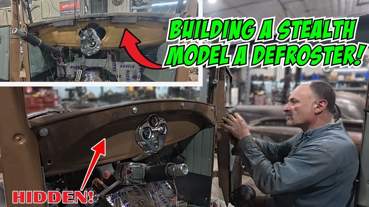 Скрытый обогреватель лобового стекла для седана Model A!