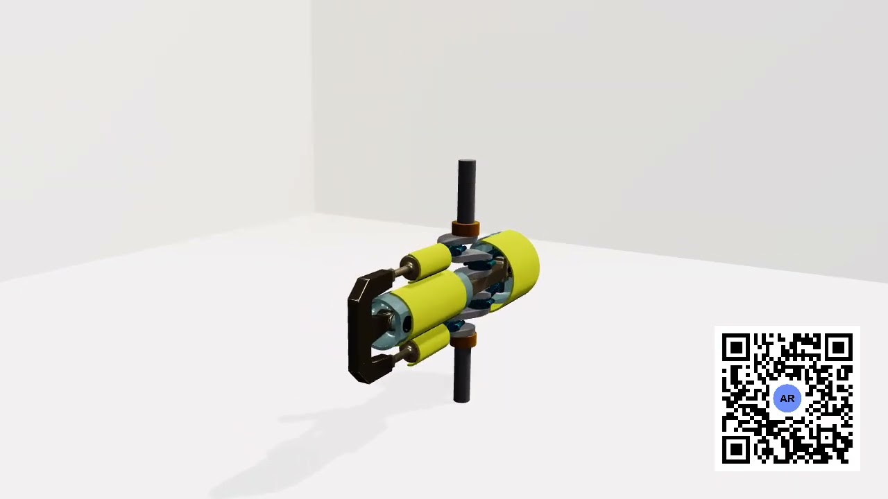 Export Industrial 3D Models as MP4 Video Animations with AR QR Code | ar-code.com
