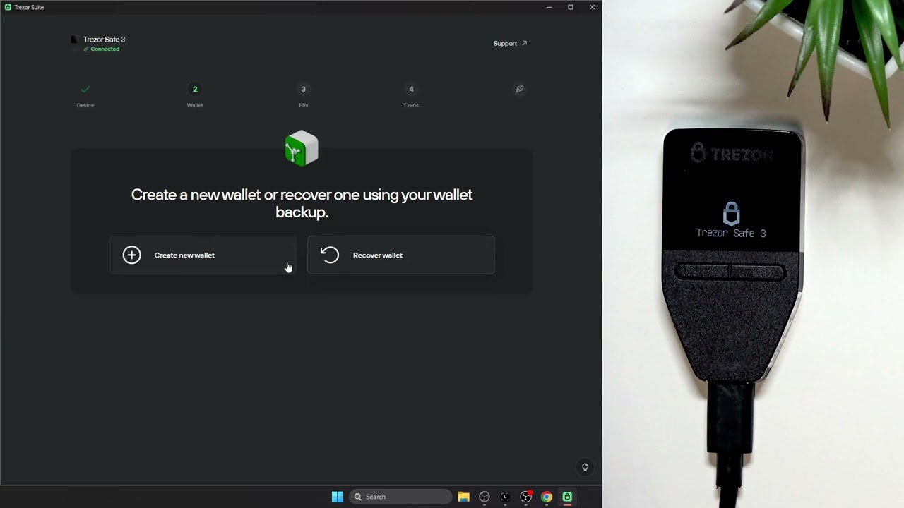 LEDGER Nano S Plus einrichten – Firmware, Wiederherstellungsphrase (20 Wörter) & PIN