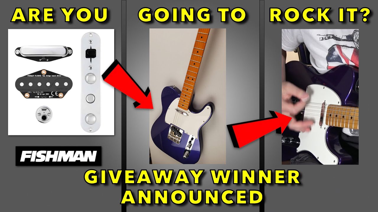 WHO gets a Greg Koch Signature FISHMAN FLUENCE Pickup Set from Sweetwater?!
