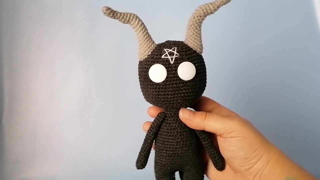 A toy demon. A Halloween gift.