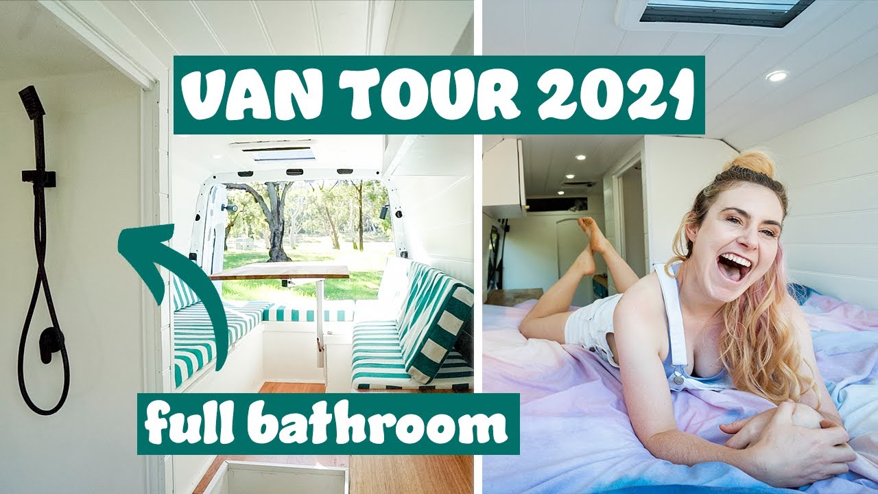 AUSTRALIAN couple built their DREAM VAN CONVERSION with FULL BATHROOM