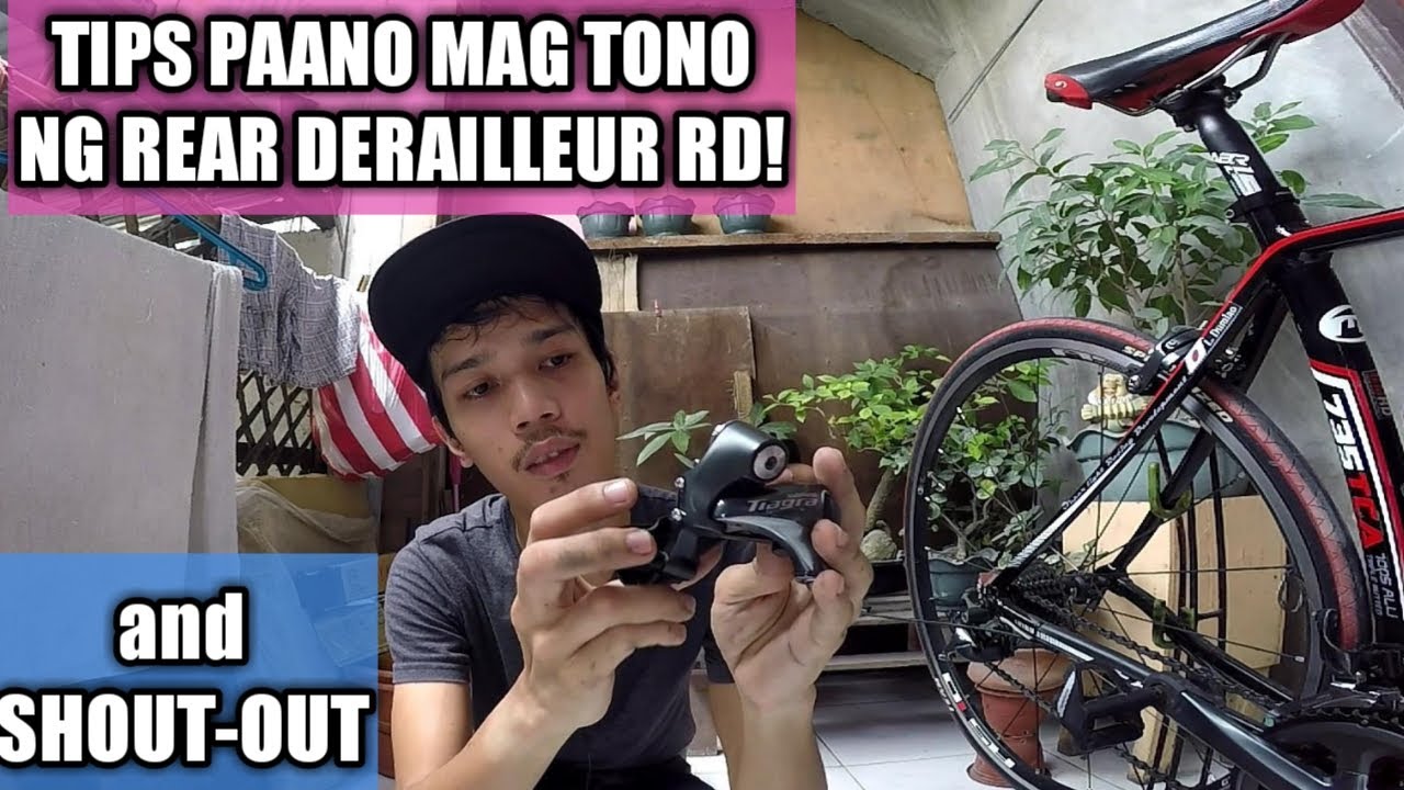 tips kung paano mag tono ng rear derailleur how to adjust rear derailleur
