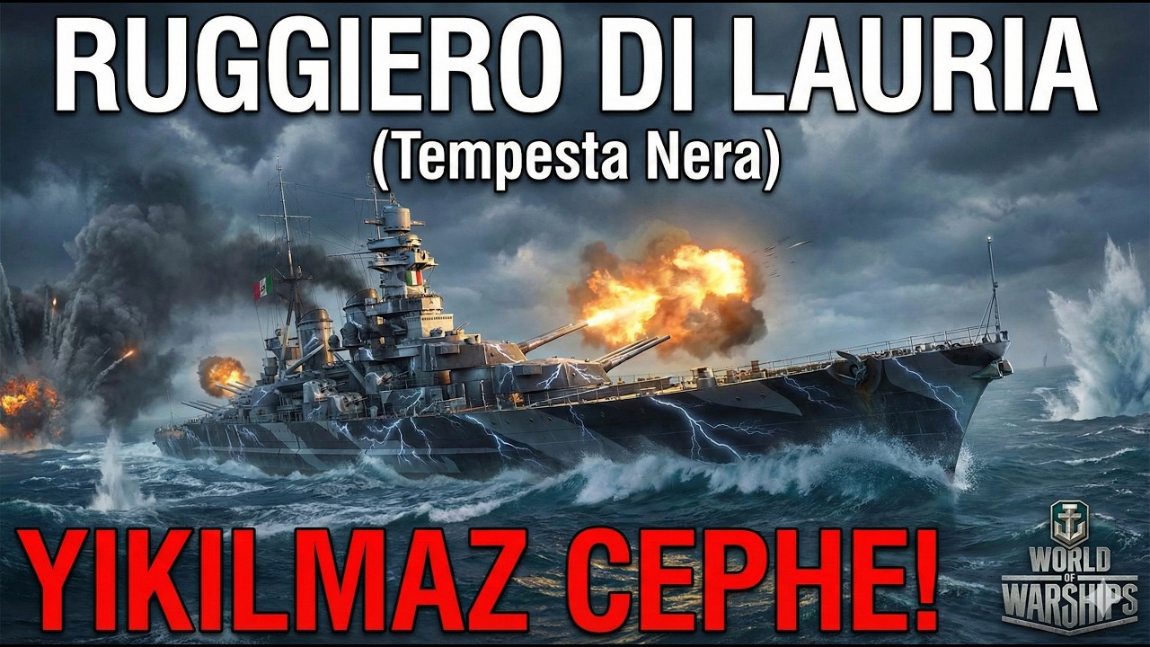Ruggiero di Lauria (Tempesta Nera) ile Yıkılmaz Cephe! | World of Warships