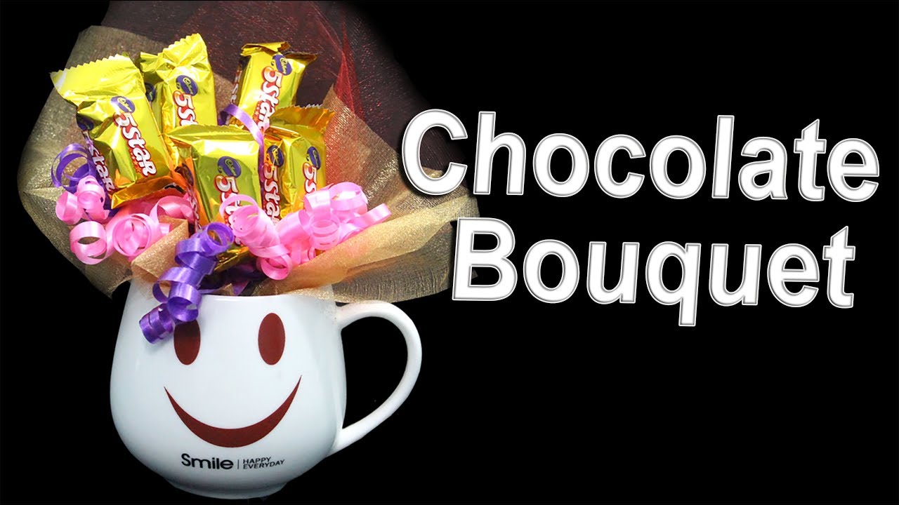 Easy Chocolate Bouquet | Valentine's Chocolate Day Gift Idea | JK Arts 1524