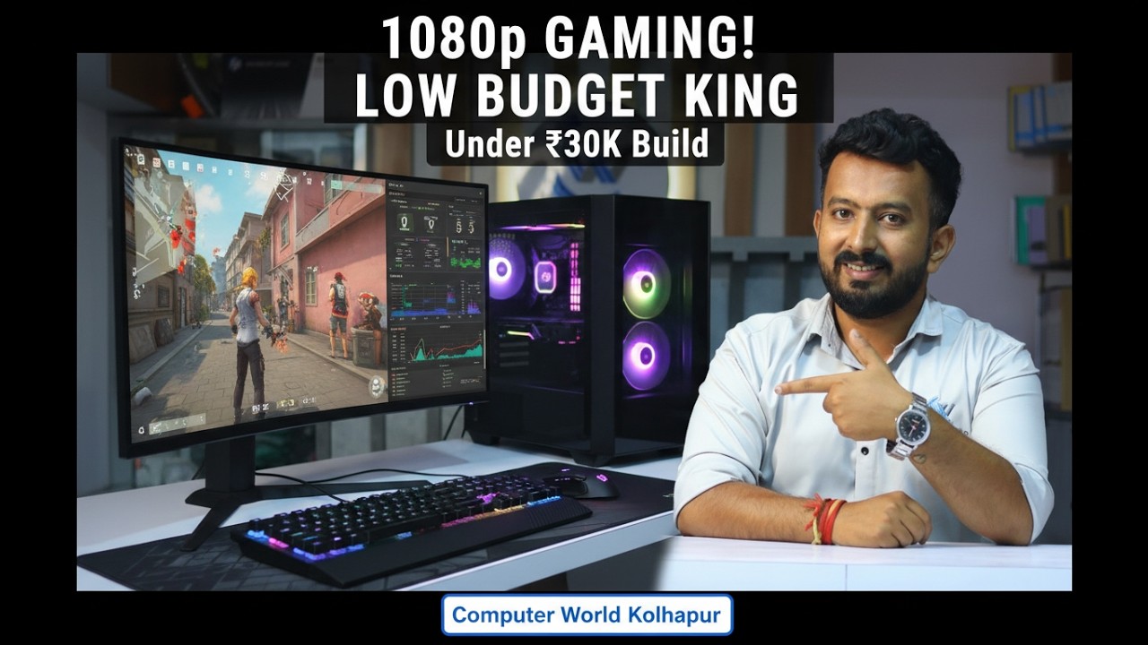 Best Budget Gaming PC Under ₹30,000 (2026) | Ryzen 5 5600GT Vega Build 🔥