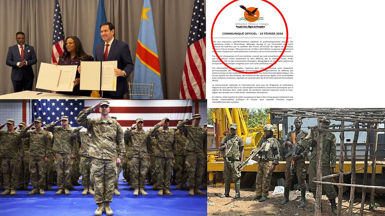 Congo yasinyanye na America amasezerano yibanga,Angola yohereje abasirikare,basohoye itangazo
